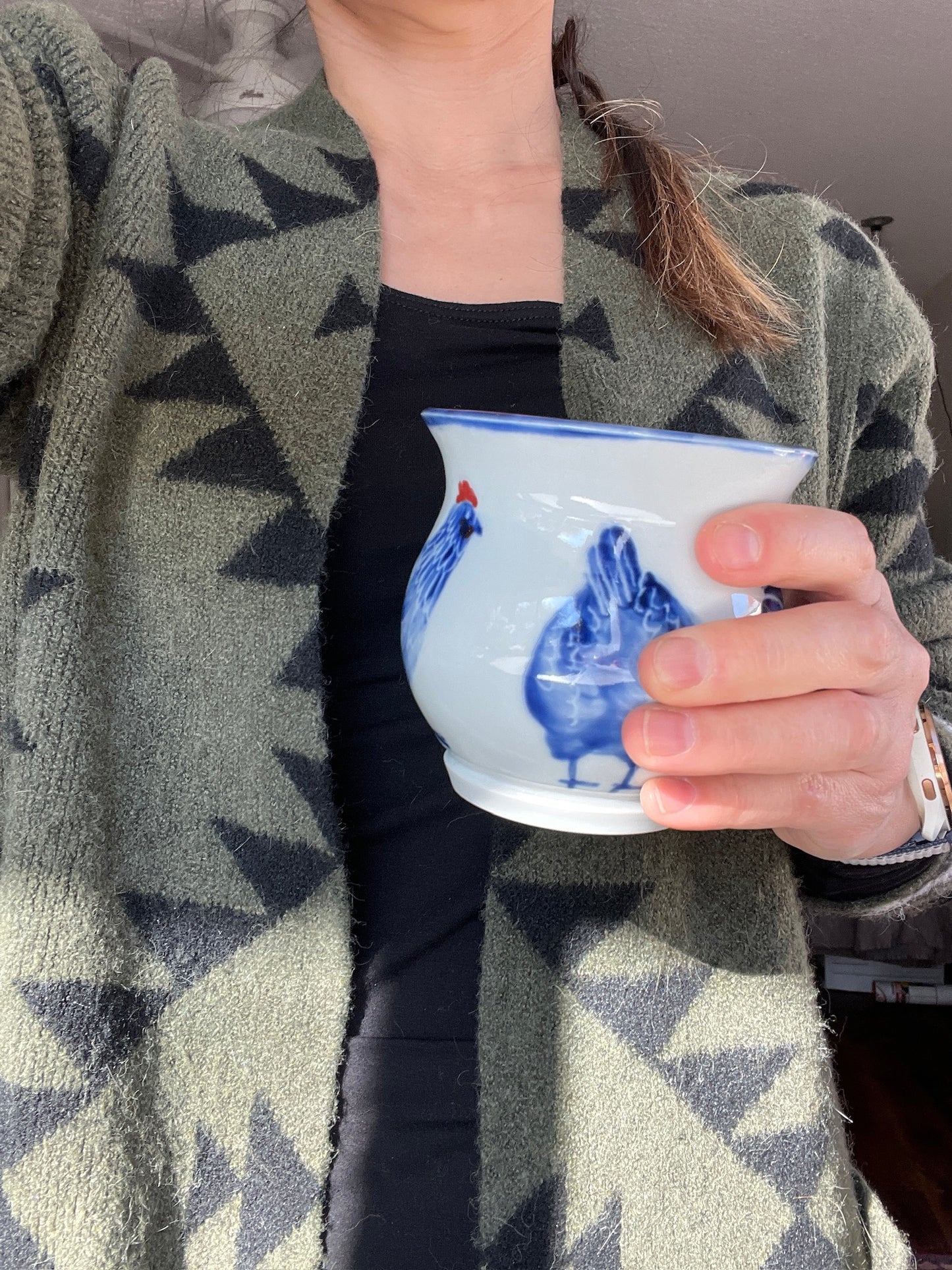 Blue Chicken Tumbler Mug