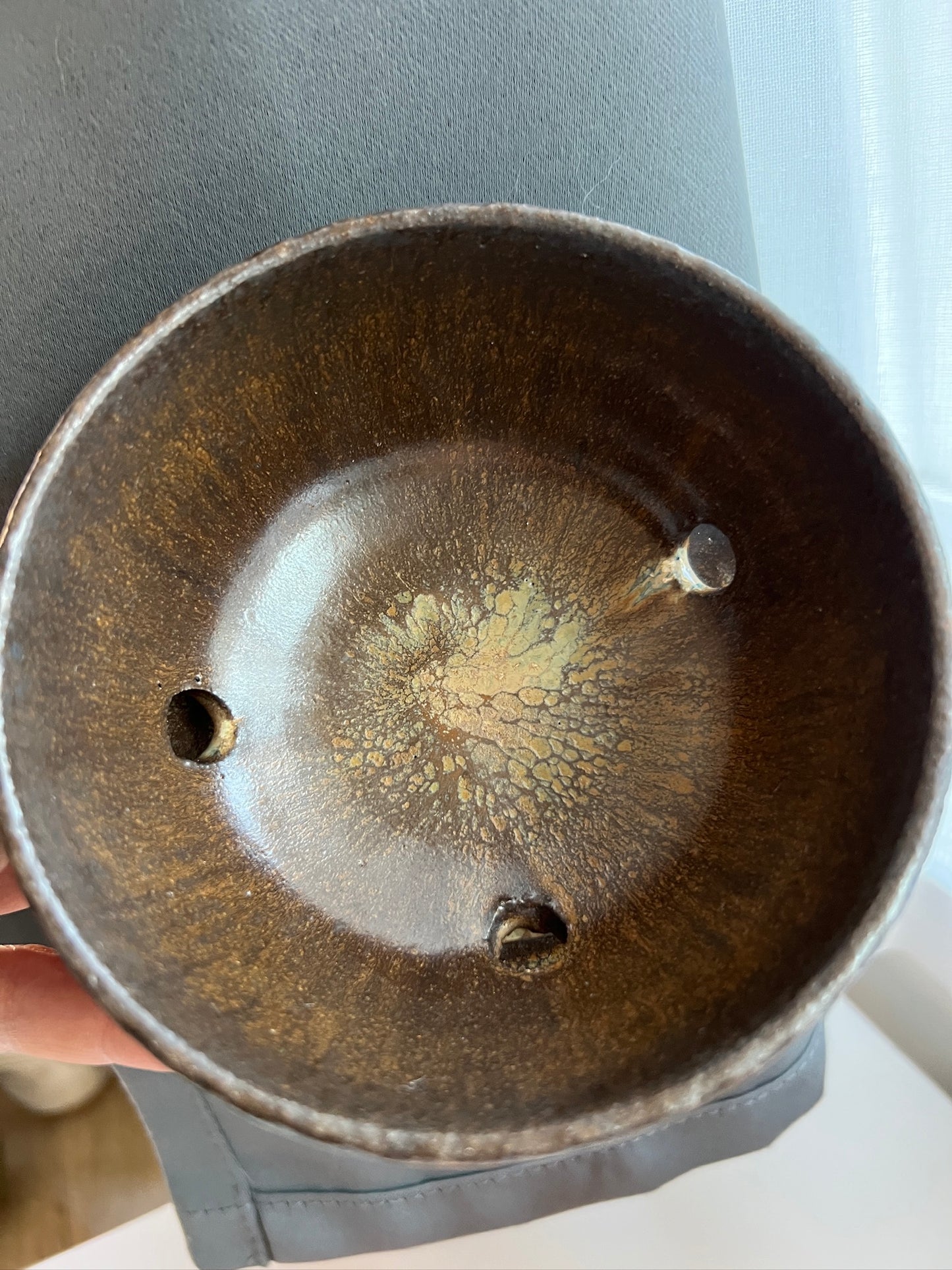 Black Mountain Plant Pot with Drip Tray