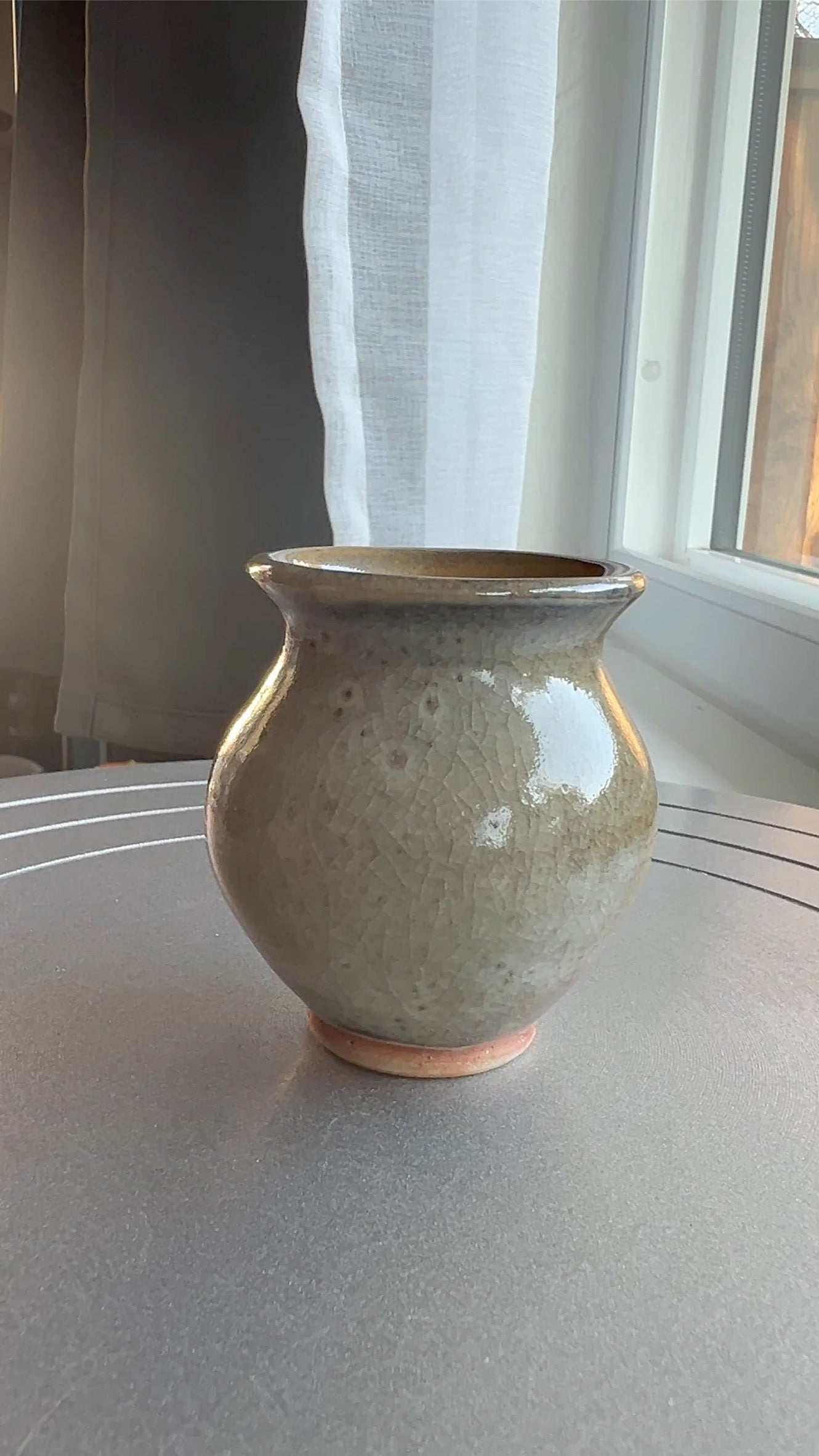 Shino Glaze Mini Vase