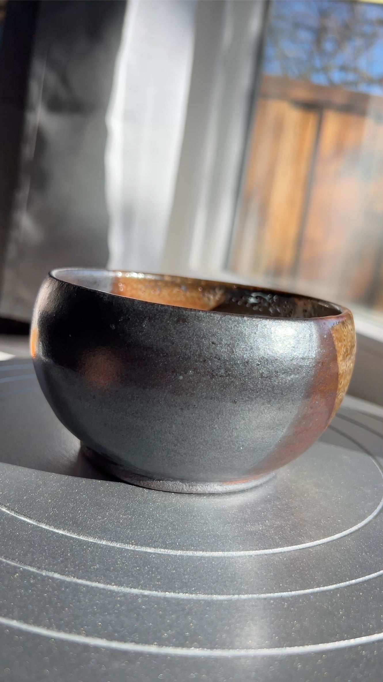 Black Mountain and Shino Plant Pot with drainage hole