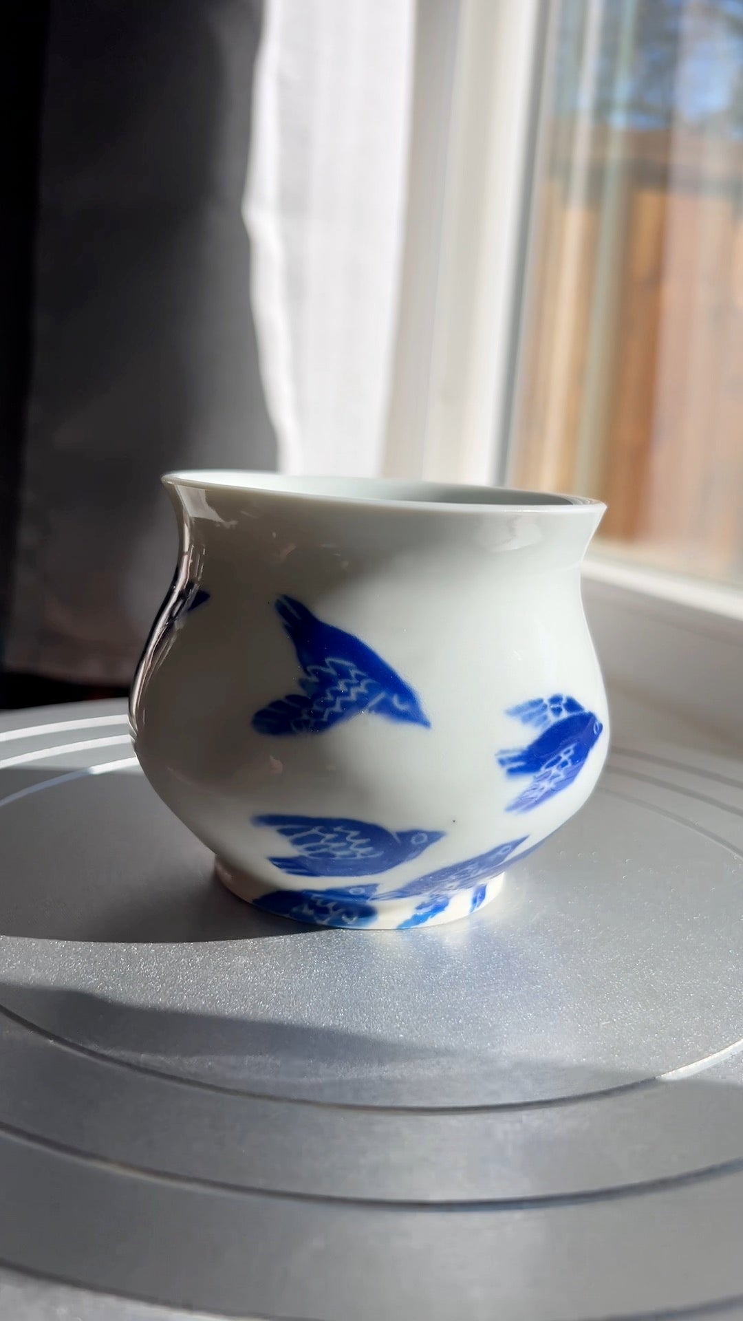 Blue Birds Flying Mug