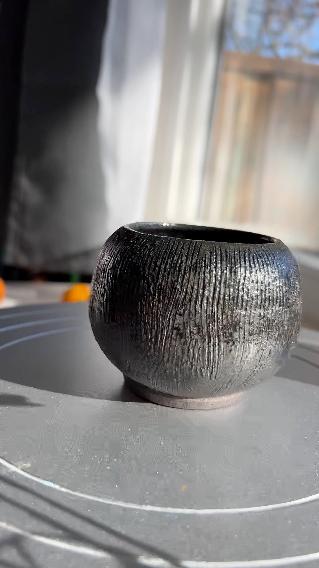 Textured Bowl Black Mountain