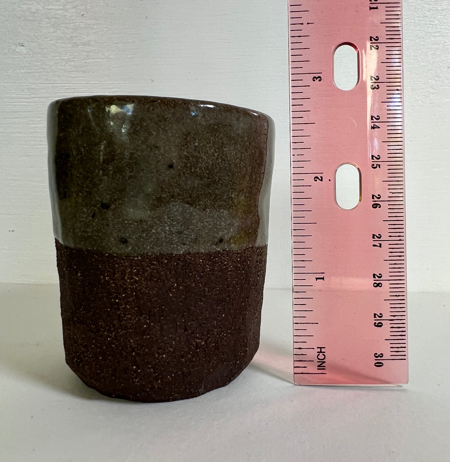 Tiny Black Mountain Cup - hand carved