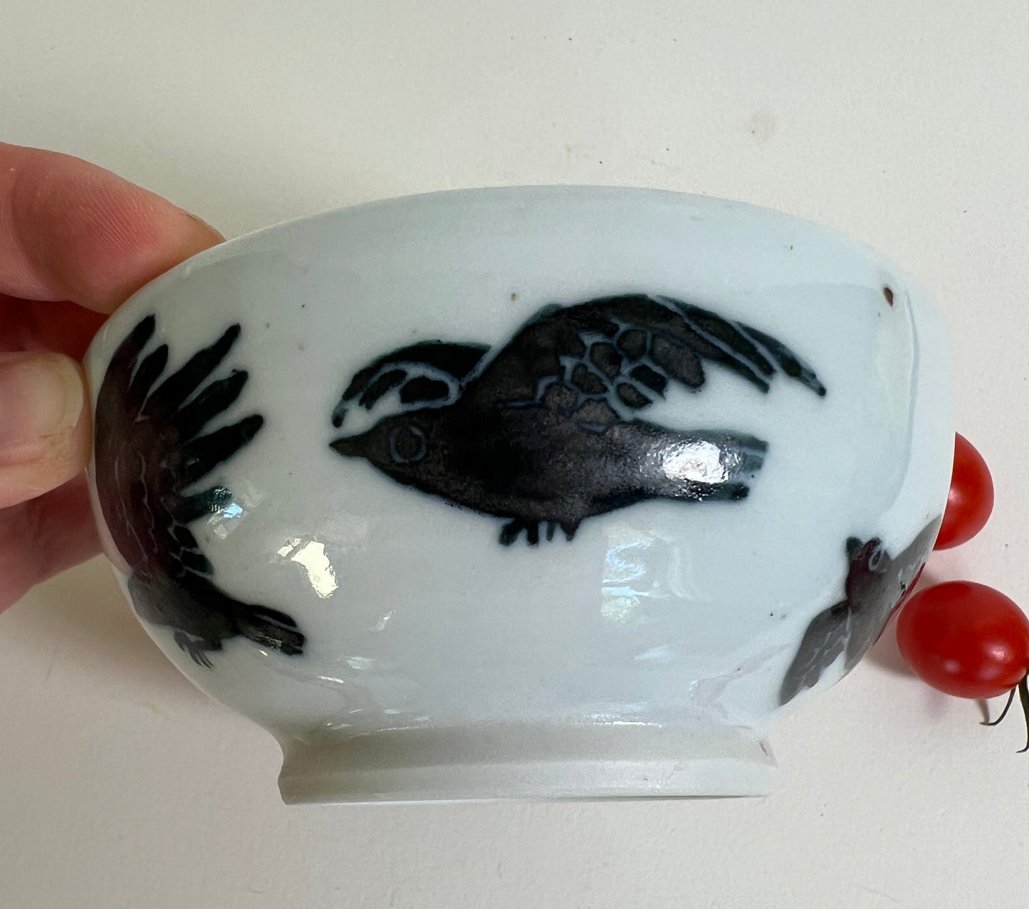 Falling Crow Porcelain Bowl Small